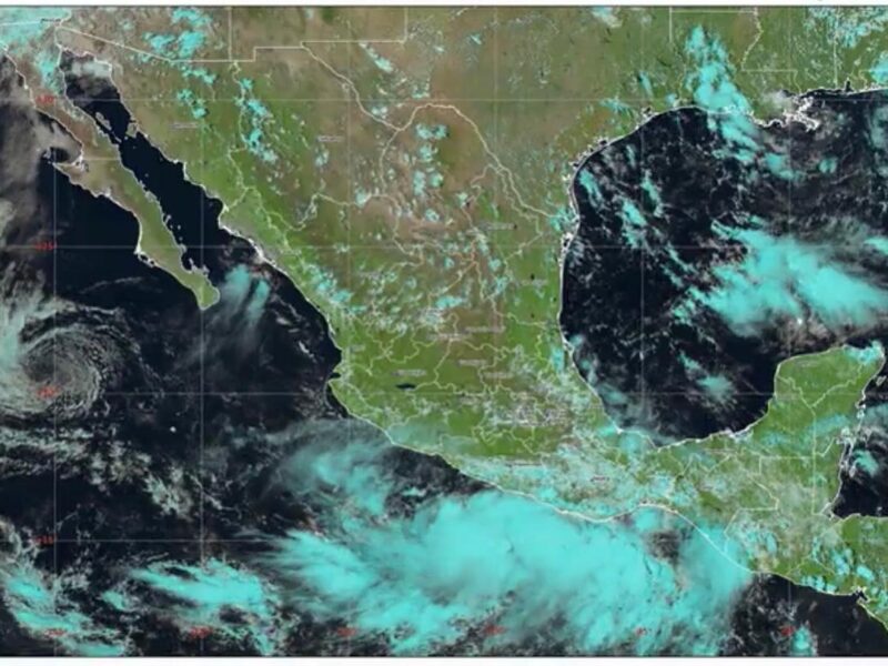 Gabrielle se convierte en huracán categoría 1 y Narda se fortalece
