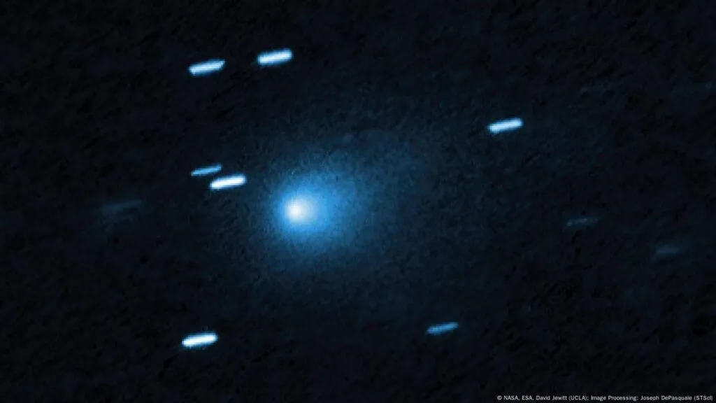 Imagen del cometa interestelar 3I/ATLAS
