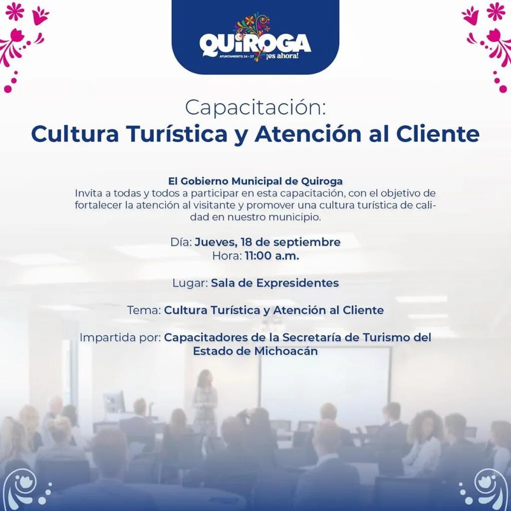 Impulsa Quiroga la capacitación en Cultura Turística y Atención al Cliente-1