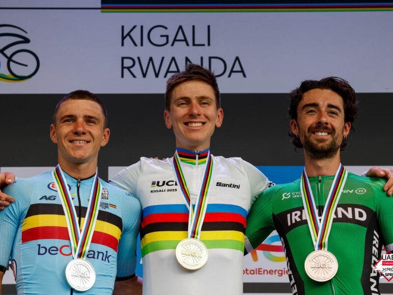 Isaac del Toro, en Top 10 en el Mundial de Ciclismo de Ruta 2025