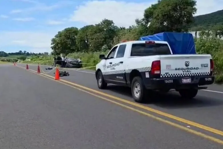 Joven motociclista muere en choque sobre la carretera Jacona–Los Reyes”