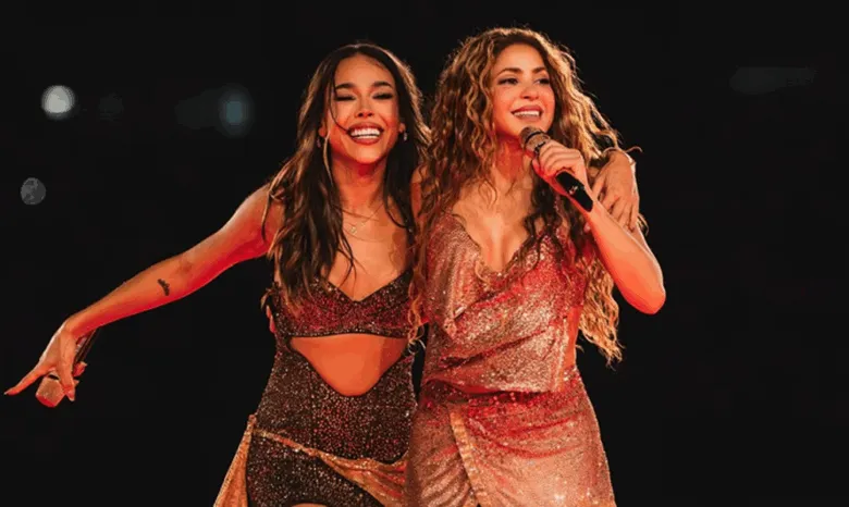 Juntas otra vez: Shakira y Danna Paola brillan en el último show de la colombiana en la CDMX
