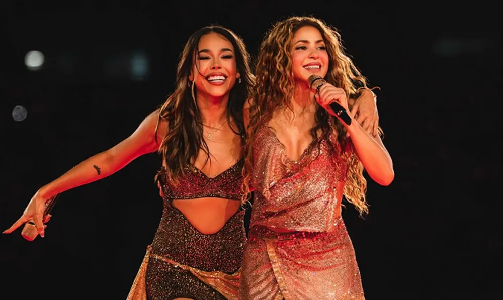 Juntas otra vez: Shakira y Danna Paola brillan en el último show de la colombiana en la CDMX
