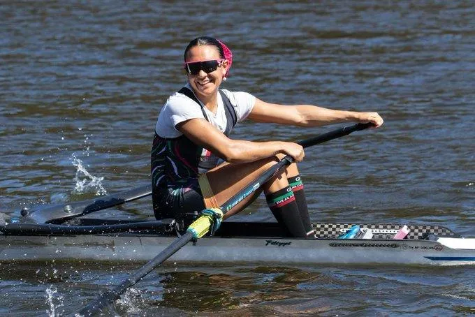 Kenia Lechuga clasificó a la final en el Mundial de Remo de Shanghái 2025