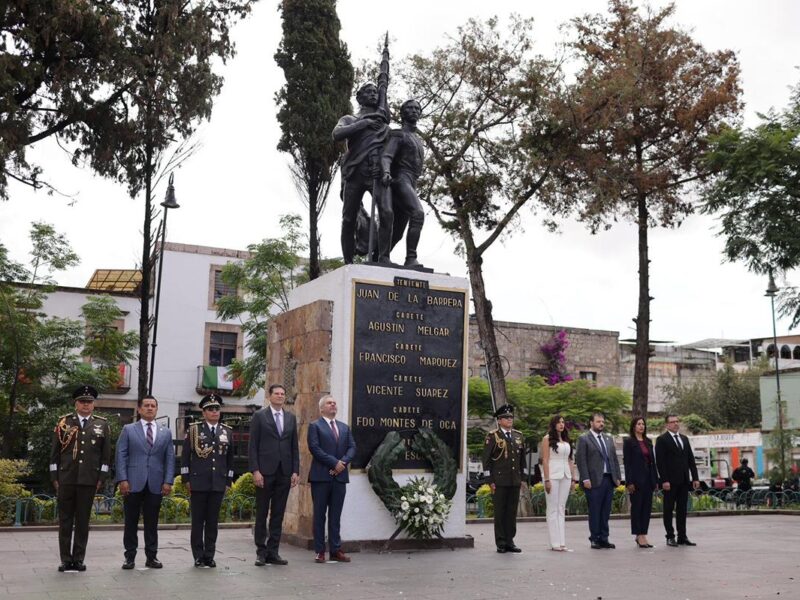 Llama Ramírez Bedolla a seguir el ejemplo de valentía y patriotismo de los Niños Héroes
