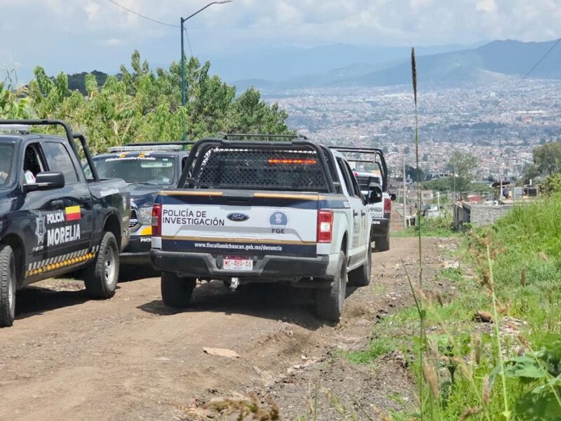 Localizan el cadáver de un hombre en la colonia Los Llanos en Morelia