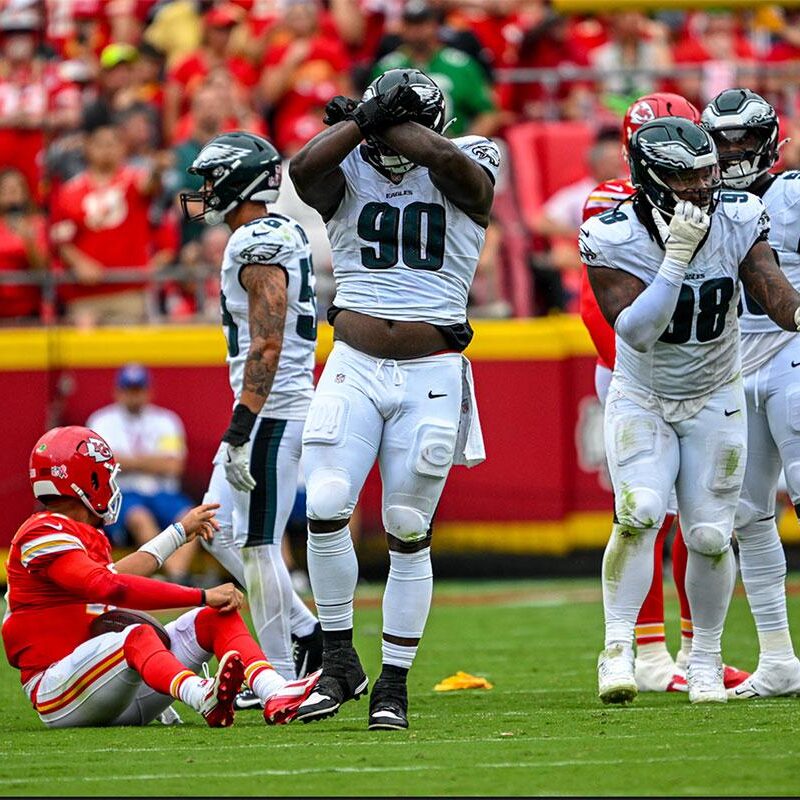 Kansas City Chiefs liga dos derrotas consecutivas al caer frente a Philadelphia Eagles