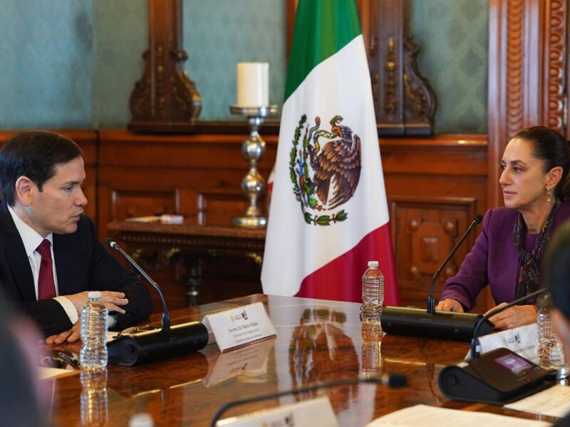 Marco Rubio destaca ‘cooperación histórica’ entre Eu y México contra cárteles