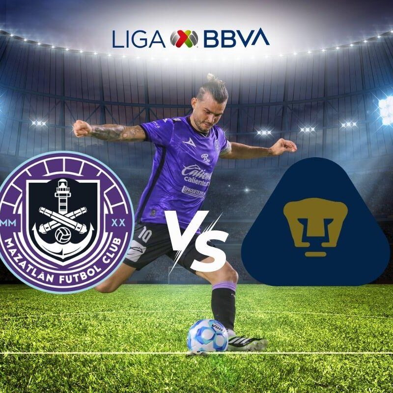 Mazatlán vs Pumas: ¿Romperán los cañoneros la maldición ante los universitarios?. Donde ver en Vivo el duelo jornada 8, apertura 2025