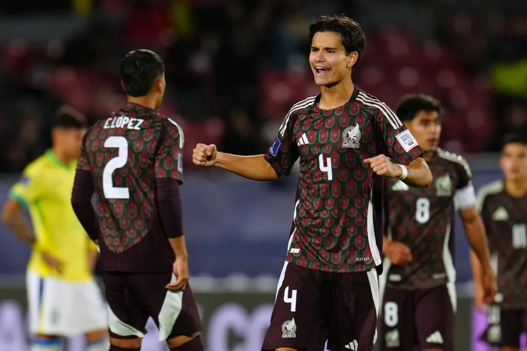 México en su debut en el Mundial Sub-20 empata 2-2 con Brasil