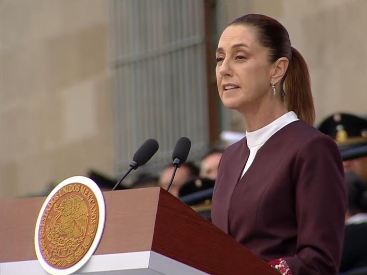 "Ninguna potencia extranjera decide por nosotros": Sheinbaum durante discurso en el desfile militar