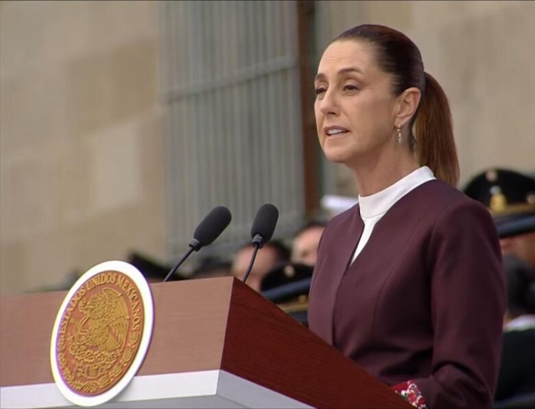 "Ninguna potencia extranjera decide por nosotros": Sheinbaum durante discurso en el desfile militar