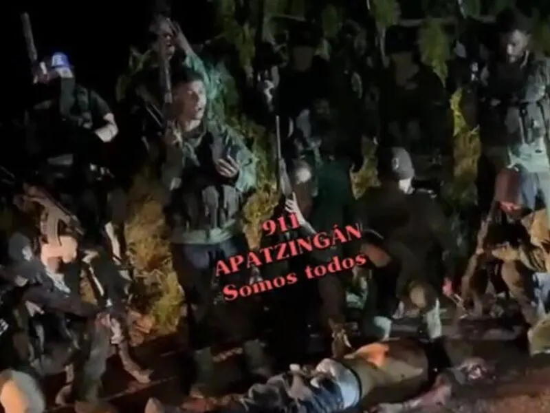 Presunto comando del CJNG que amenaza a los Templarios que operan en Apatzingán