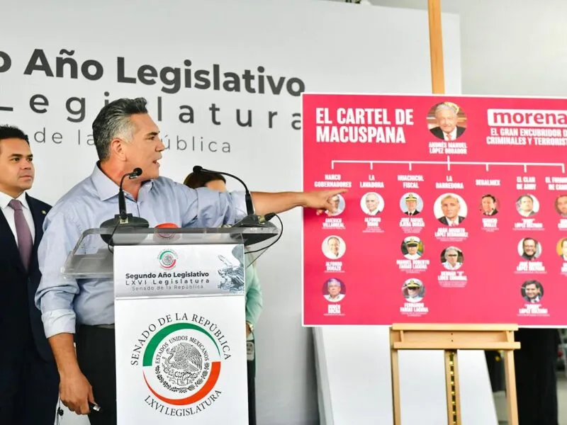 PRI presenta al “Cártel de Macuspana”, señalan a AMLO como líder