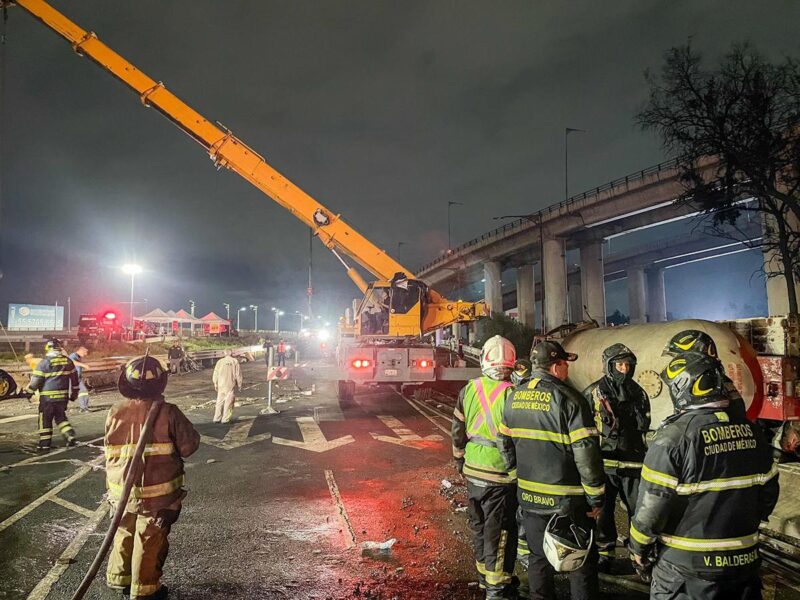 Puente de la Concordia, sitio de explosión de pipa