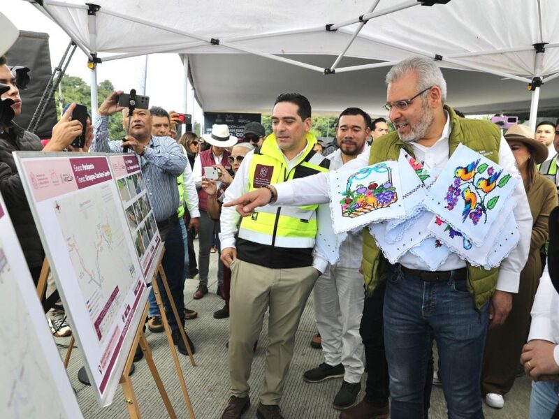Rehabilitación carretera Uruapan-San Juan Nuevo-Tancítaro-Copetiro fortalece economía regional: Bedolla