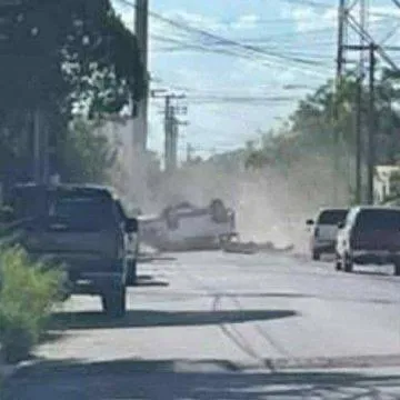 Reportan bloqueos carreteros y balaceras en Matamoros, Tamaulipas-2