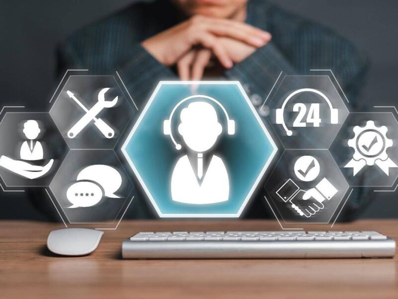 Representación de atención al cliente de un casino en línea