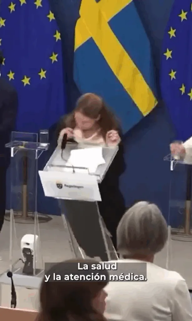 Se desmaya ministra sueca de Salud