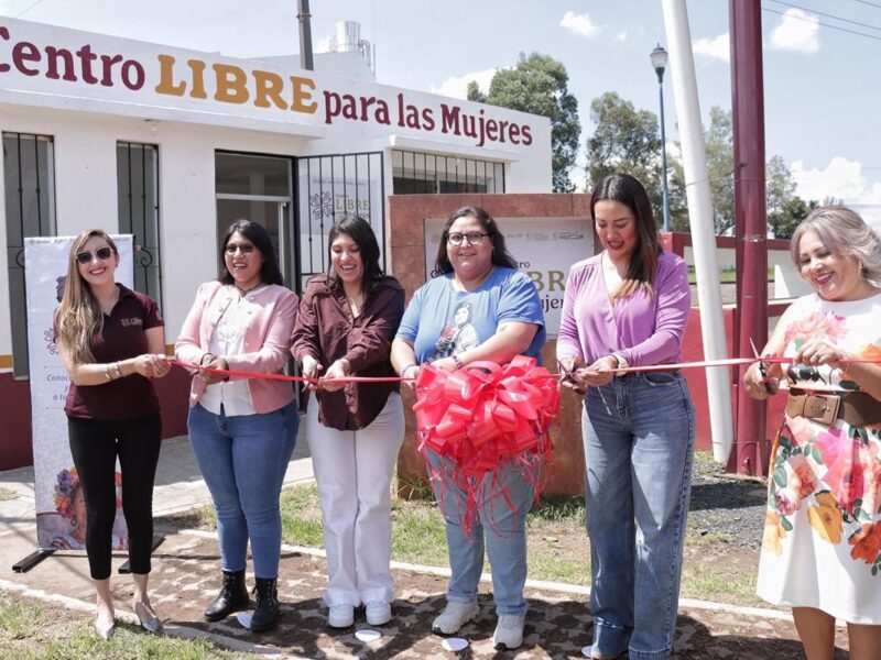 Seimujer y Gobierno federal inauguran Centro LIBRE en Zacapu