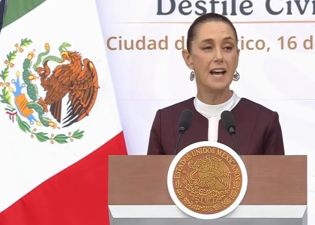 Sheinbaum defiende la soberanía de México durante desfile militar