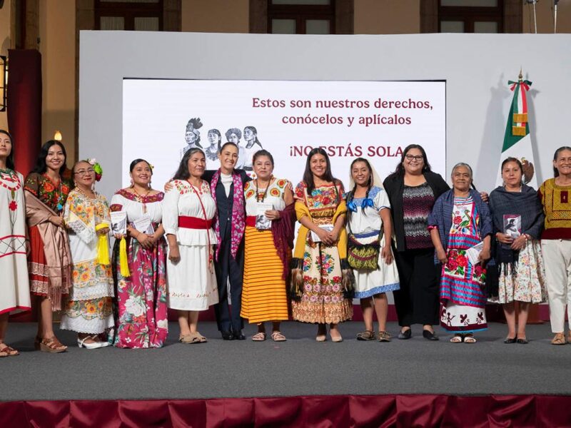Sheinbaum presenta agenda cultural para “Mujeres del maíz” con la que cierra el Año de la Mujer Indígena