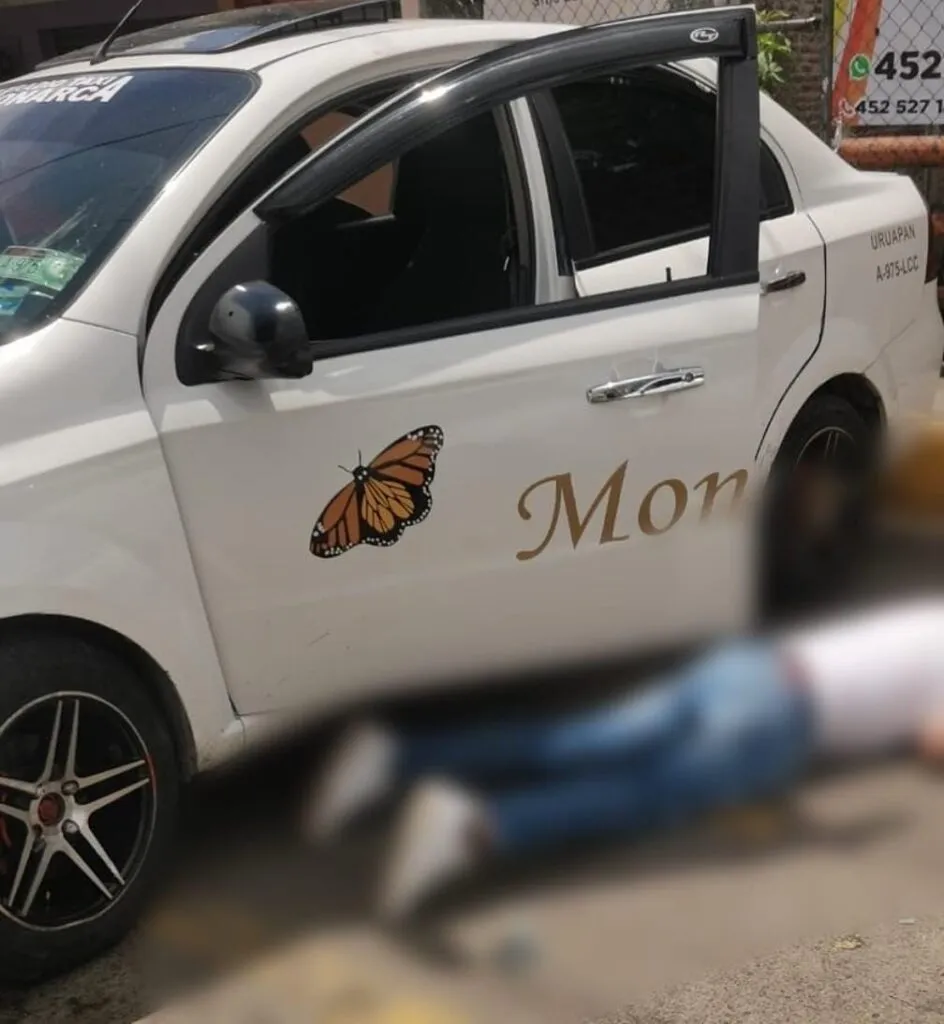 Taxista “Monarca” ejecutado en Uruapan; Fiscalía investiga homicidio en La Quinta 1