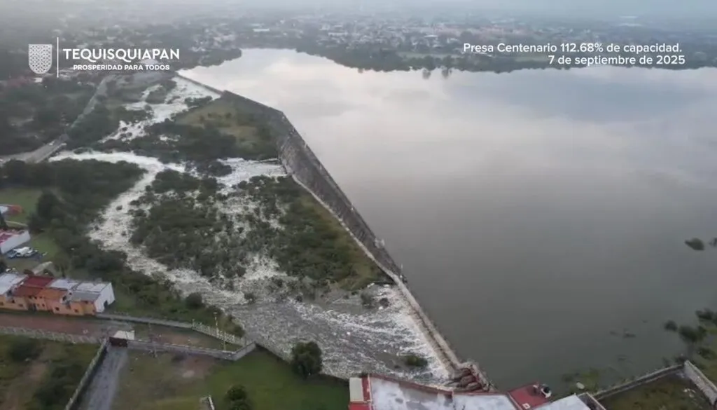 Tequisquiapan se mantiene en alerta por riesgo de inundación; evacuan zonas en peligro
