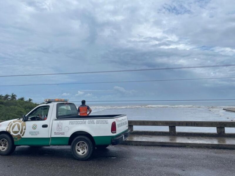 En alerta PC de Michoacán ante formación de la tormenta tropical “Mario
