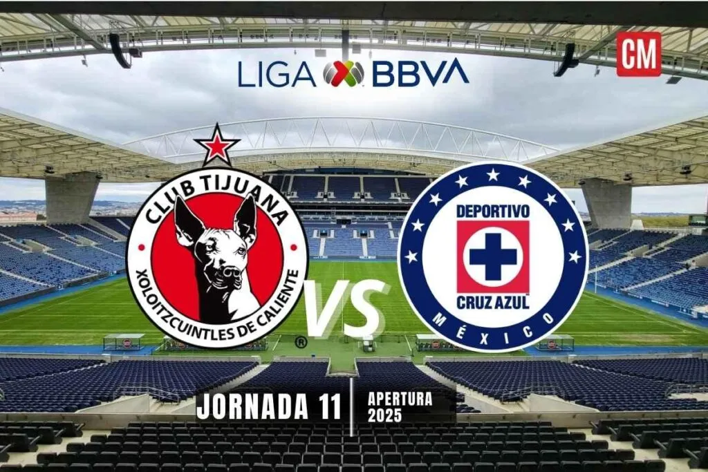 Xolos vs Cruz Azul: horario, transmisión y despedida de Corona, Jornada 11 Apertura 2025 Liga MX