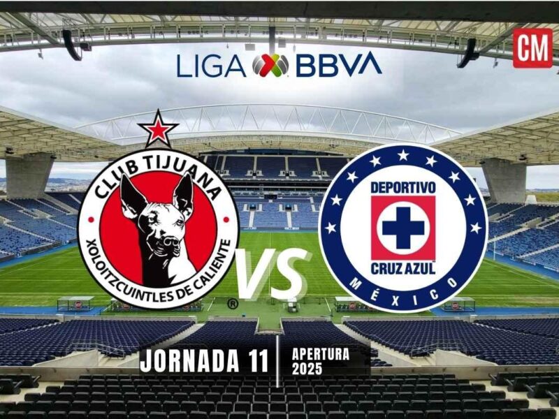 Xolos vs Cruz Azul: horario, transmisión y despedida de Corona, Jornada 11 Apertura 2025 Liga MX