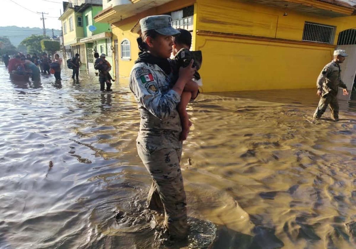 37 muertos y más de 50 mil viviendas afectadas por fuertes lluvias en México