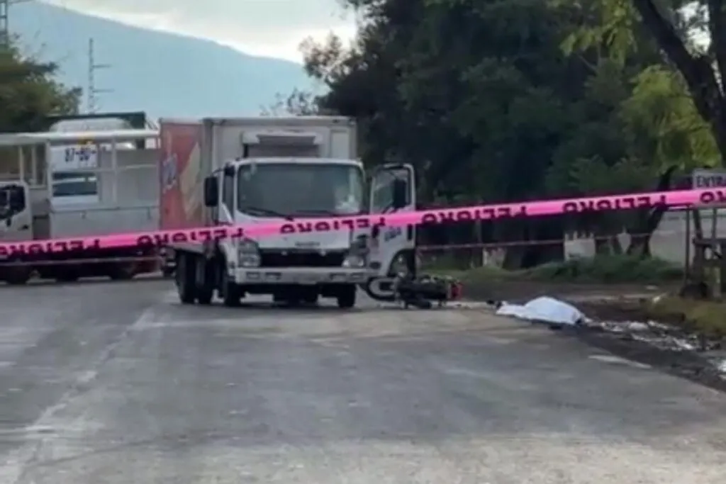Accidente en Jacona: motociclista muere tras ser atropellado por camión de Lala