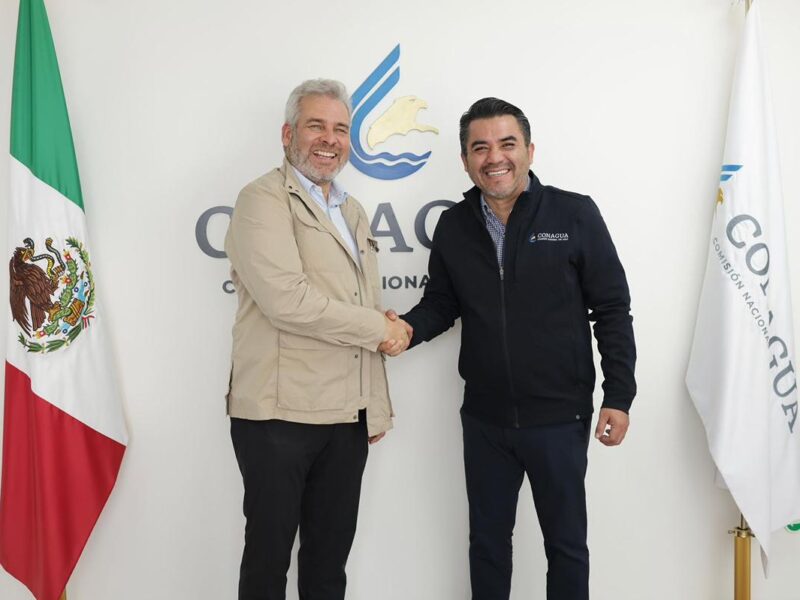 Anuncia Bedolla inversión de Conagua para sanear más agua residual en Jacona