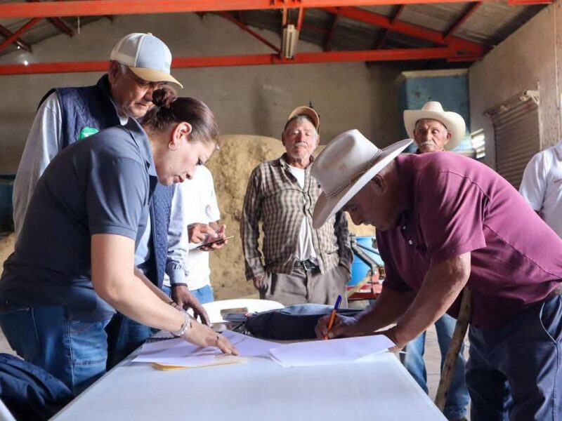 Apoyo al campo en Zacapu con entrega de minerales orgánicos 1