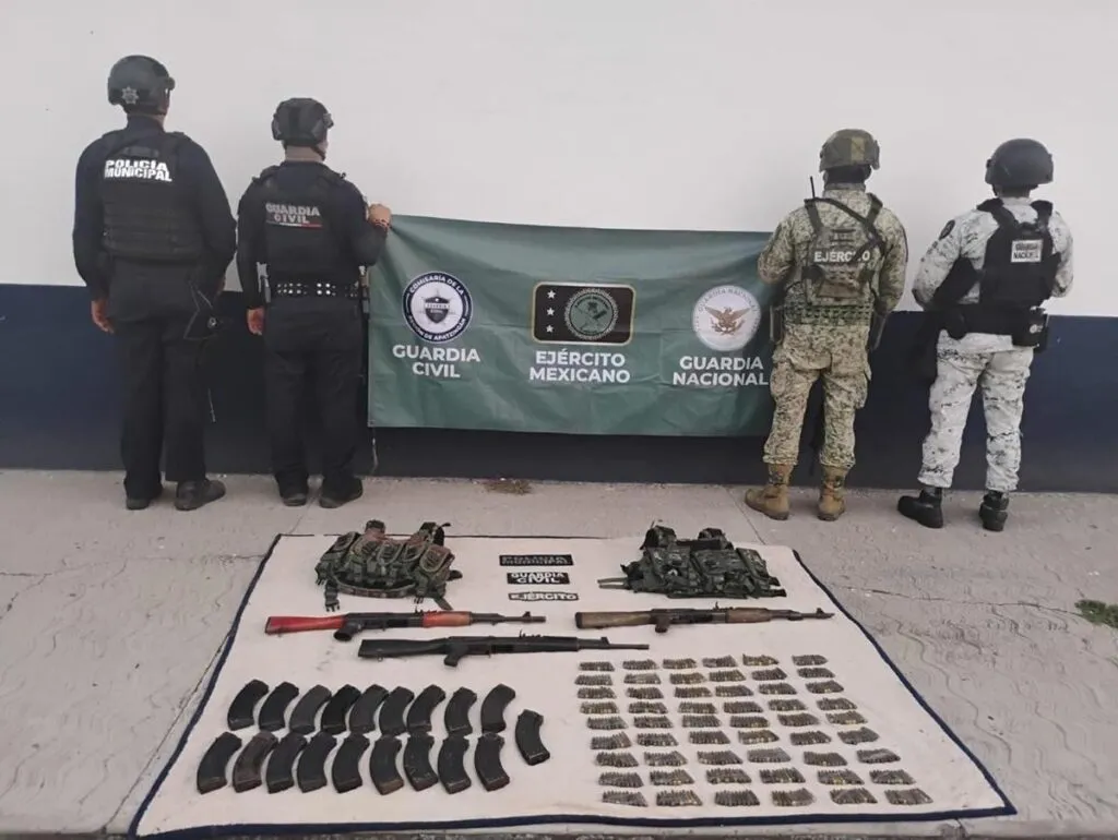 Asegurados en Buenavista 2 hombres, 7 fusiles y más de 2 mil cartuchos-1
