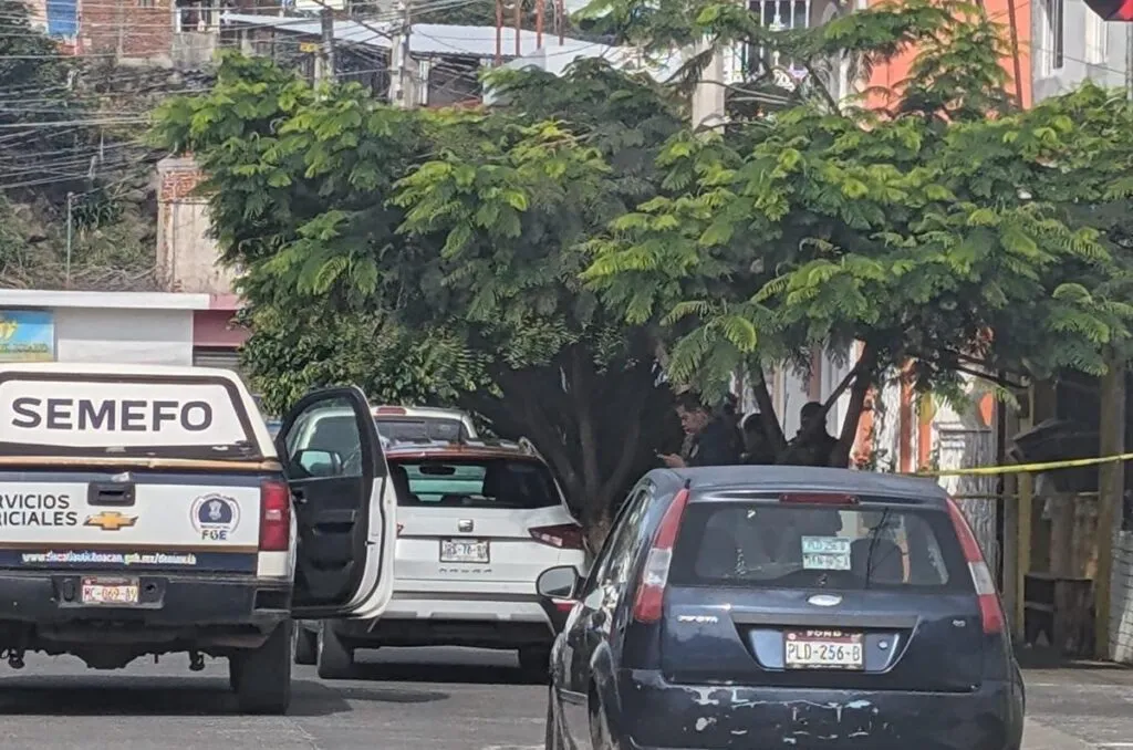 asesinato a balazos de hombre en Uruapan