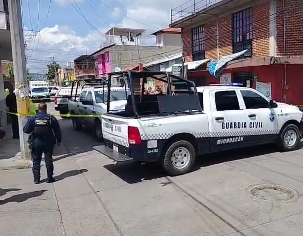 Ataque armado deja dos muertos en en barbería en Uruapan