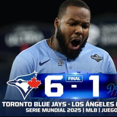 Azulejos a un juego de ganar la Serie Mundial 2025 al vencer 6-1 a Dodgers