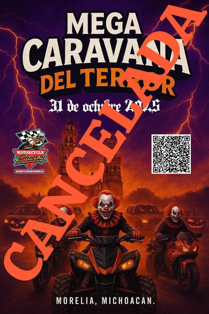 Cancelada "Caravana del Terror" 2025 en Morelia