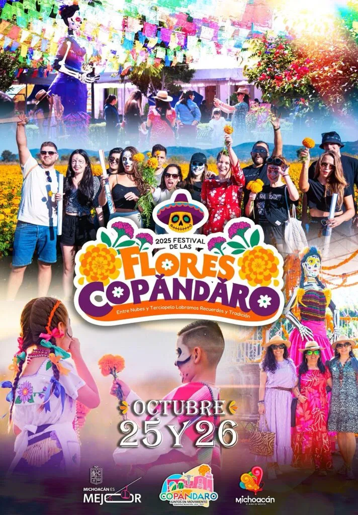 Cartel Festival de las Flores de Copándaro