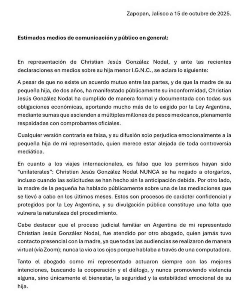 Christian Nodal desmiente a Cazzu