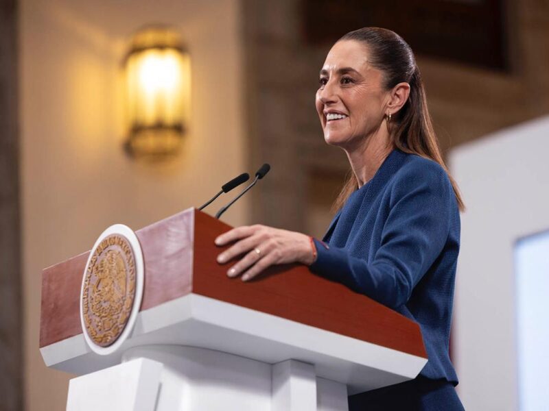 Claudia Sheinbaum propone eliminar el fuero a diputados y senadores en su reforma electoral,