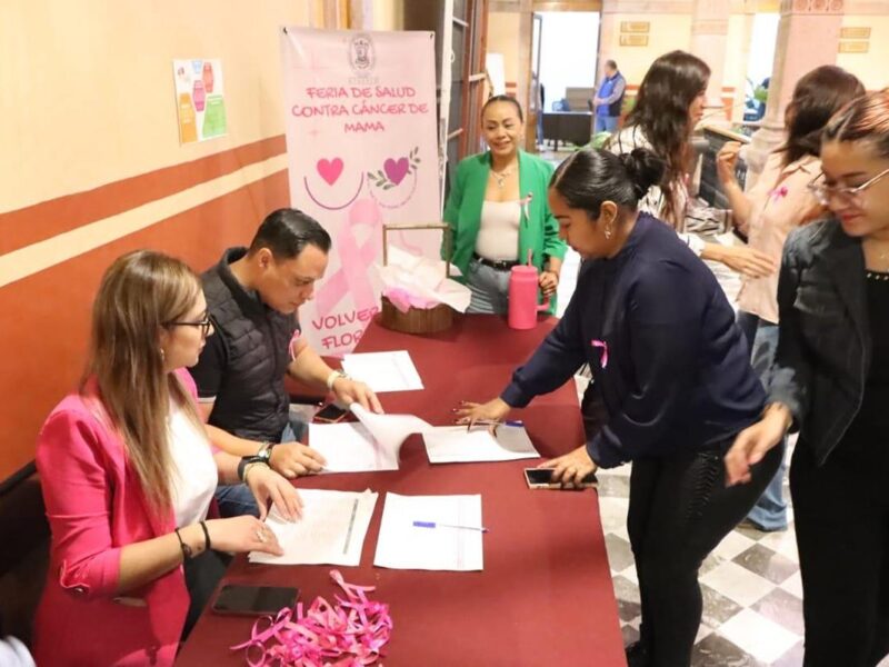 Se suma Congreso del Estado a jornadas para la lucha contra el cáncer de mama; realizan curso-taller de autoexploración