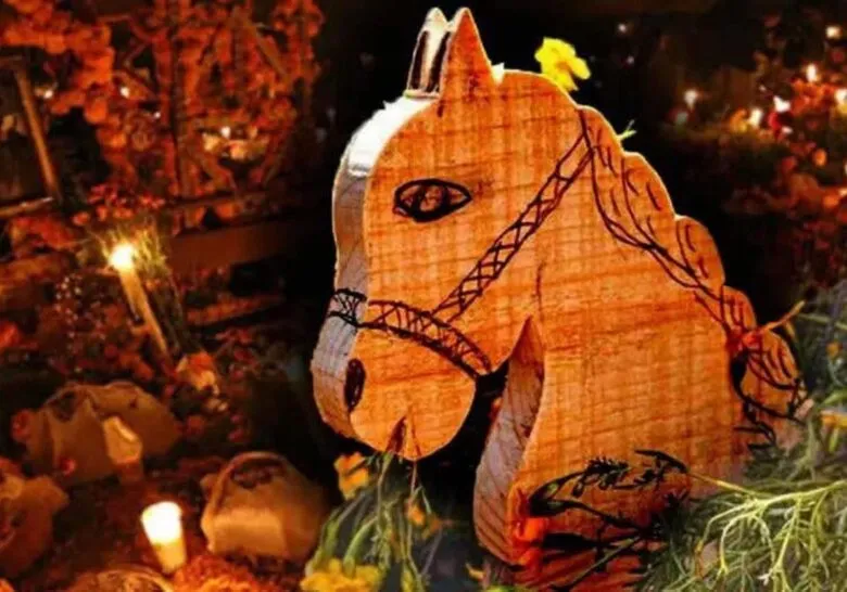 Cuanajo celebración de Noche de Muertos