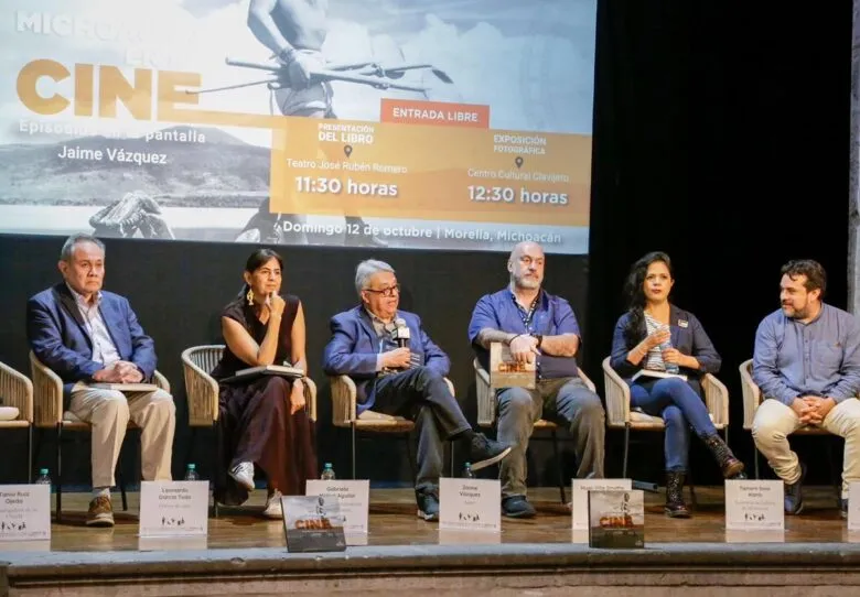 Cuarta República presenta el libro "Michoacán en el cine" en el FICM