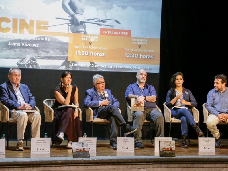 Cuarta República presenta el libro "Michoacán en el cine" en el FICM