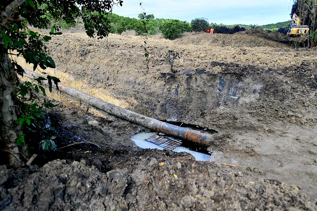 Derrame de petróleo en ríos de Veracruz: así va la reparación de la fuga en el oleoducto Poza Rica- Madero