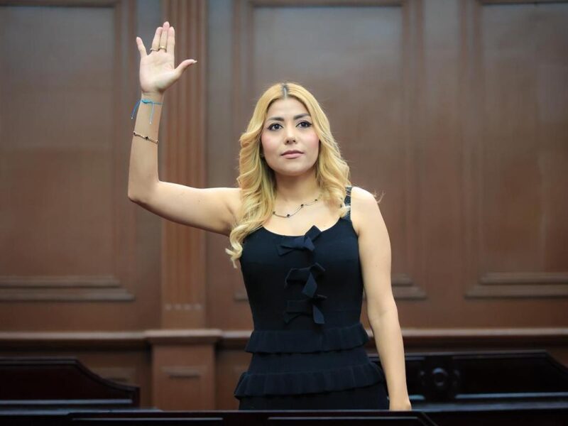 Desde tribuna del Congreso, Sandra Garibay pide justicia para los citricultores de Apatzingán