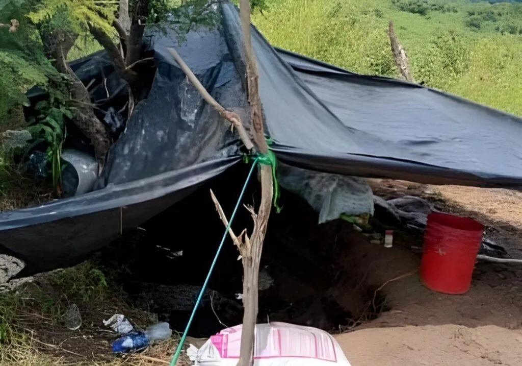 Destruyen campamentos en Parácuaro Michoacán